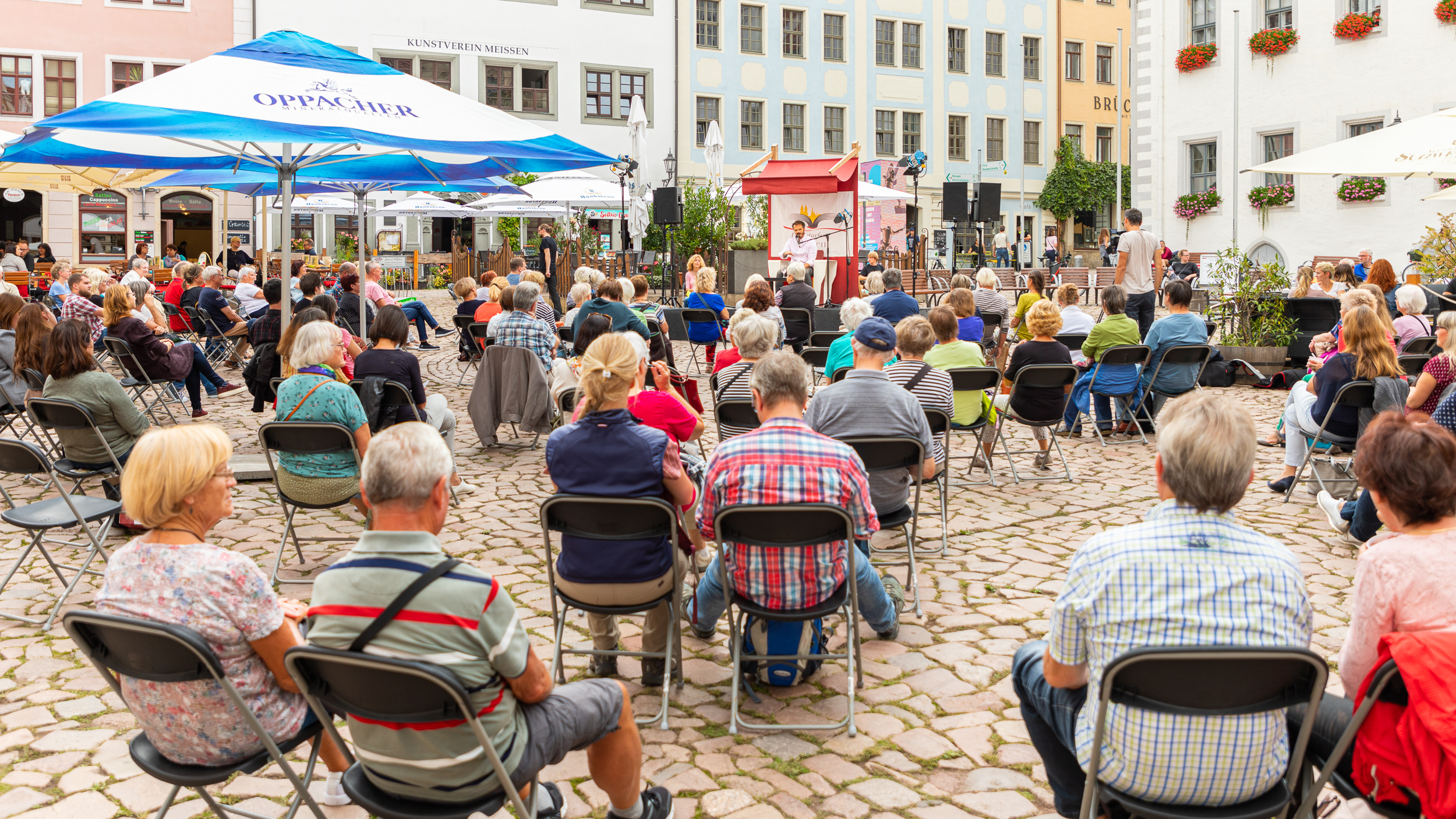 Vorbereitungen für das Literaturfest Meißen